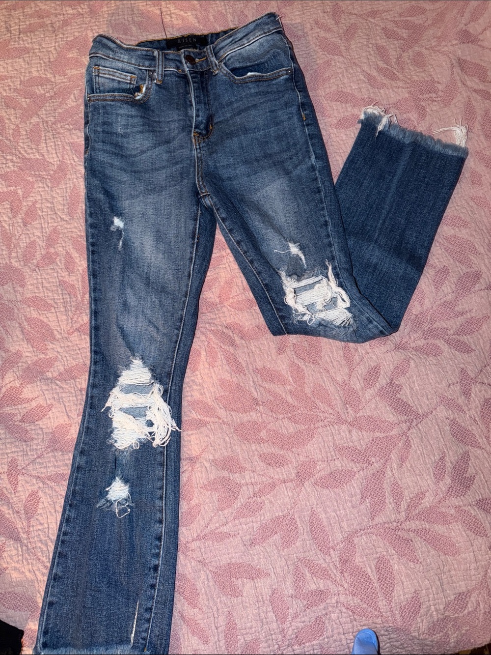 RISEN Distressed Blue Women’s Jeans